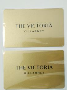 Golden pvc card